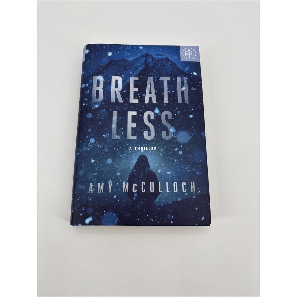 Breathless A Thriller Amy McCulloch 2022, Hardcover novel book of the month‎